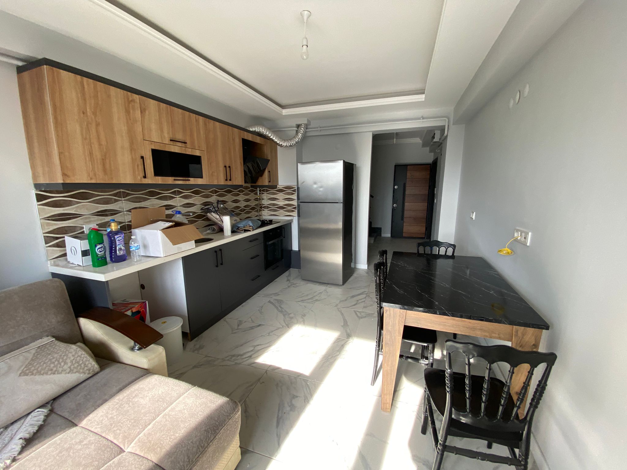 Yeni Mh. Kiralık 1+1 Eşyalı Dubleks Eşyalı