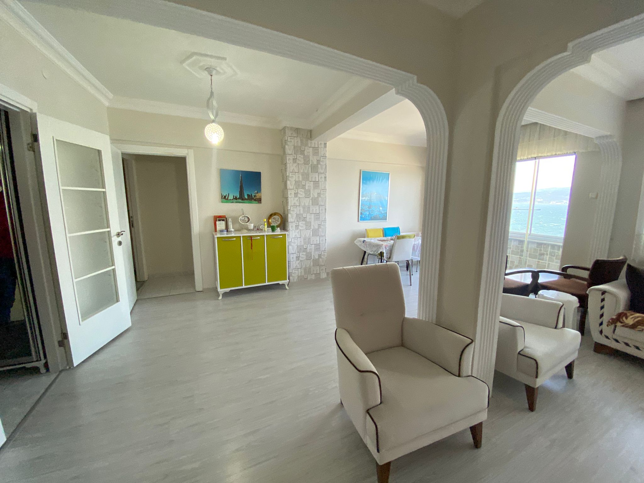 MANYAS EMLAKTAN HACIYUSUF MAH2+1 90M2 FULL DENİZ MANZARALI DAİRE