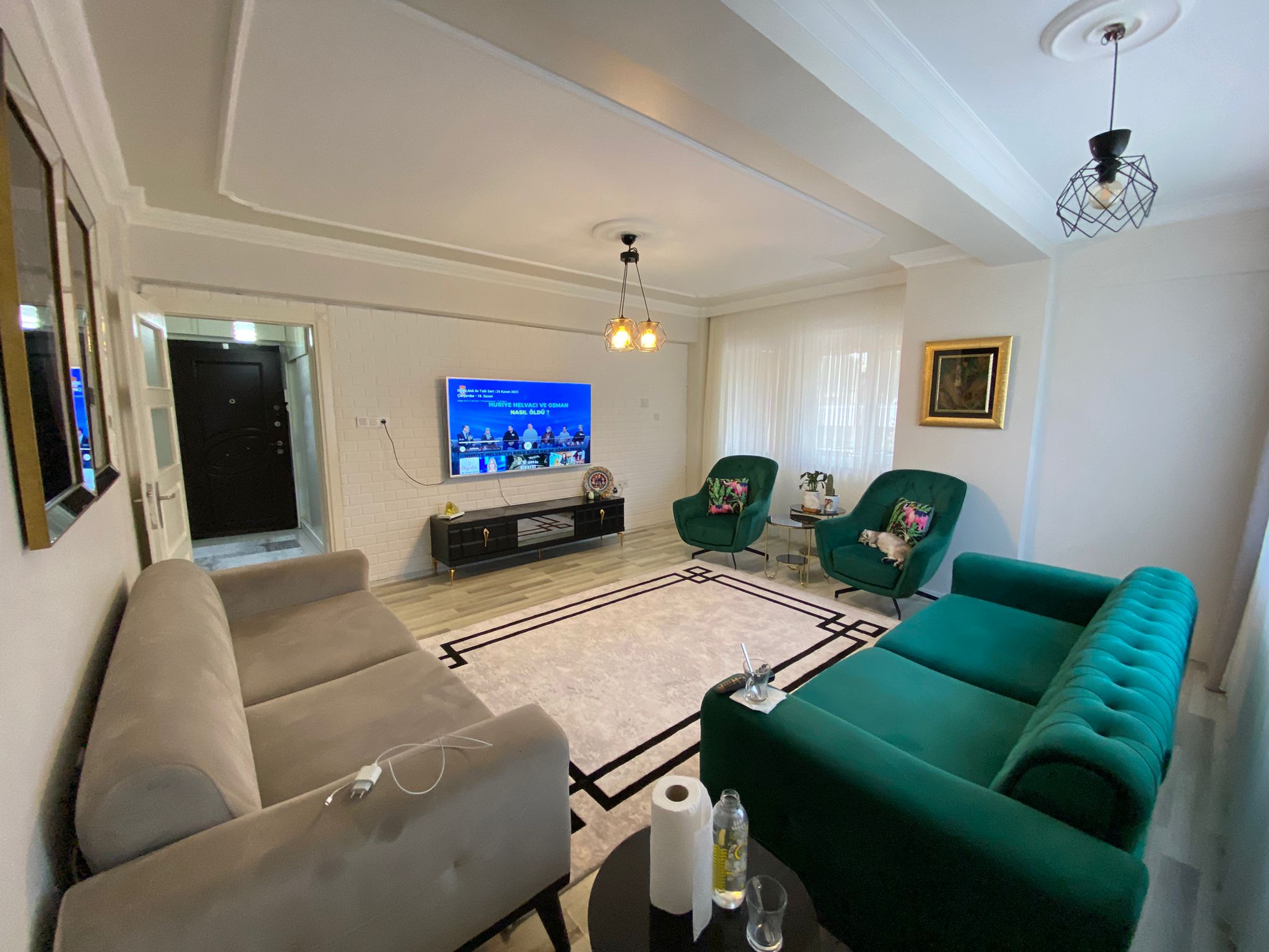 MANYAS EMLAKTAN İHSANİYE MAH.YÜKSEK GİRİŞ 2+1 95M2 SATILIK DAİRE